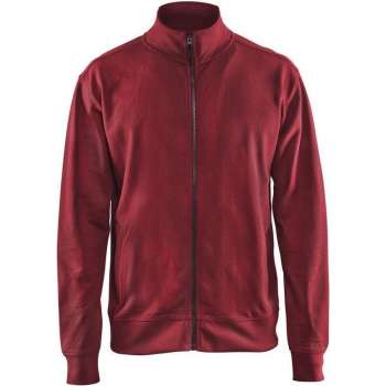 Blåkläder 3371-1158 Sweatshirt met rits Rood maat M
