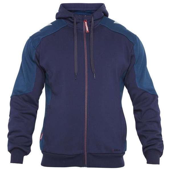 F. Engel 8820-233 Hoody Sweater Inkt Blauw/Diesel Blauw maat L F. Engel 8820-233 Hoody Sweater Inkt Blauw/Diesel Blauw maat L