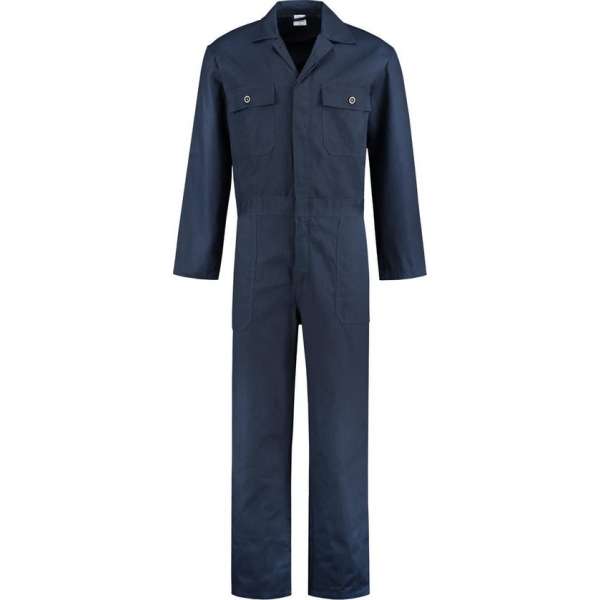 GAEVE Overall 100% katoen knoopsluiting navy maat 50 GAEVE Overall 100% katoen knoopsluiting navy maat 50