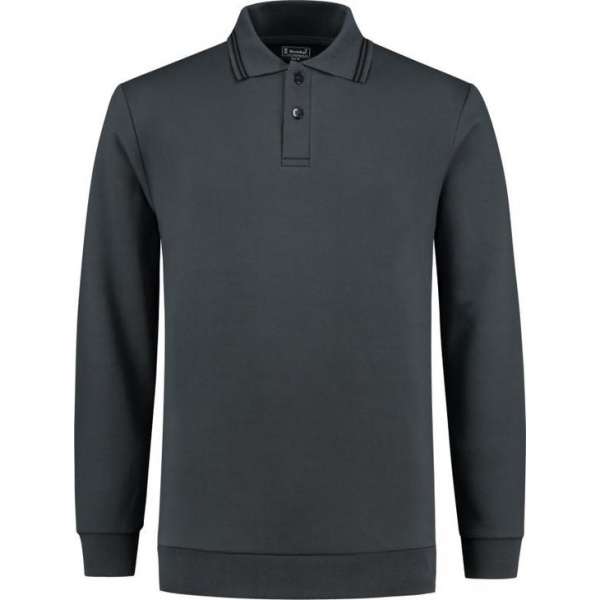 Workman Polosweater Outfitters - 9374 graphite - Maat 5XL Workman Polosweater Outfitters - 9374 graphite - Maat 5XL