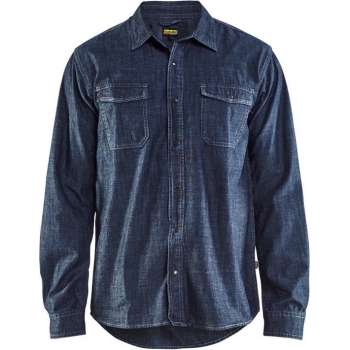 Blåkläder 3295-1129 Denim Shirt Marineblauw maat XS