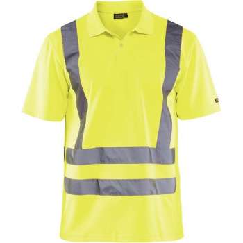 Blåkläder 3310-1009 Piqué Polo High Vis Geel maat L