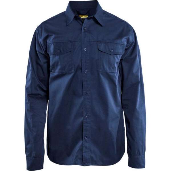 Blåkläder 3298-1190 Overhemd Marineblauw maat 4XL Blåkläder 3298-1190 Overhemd Marineblauw maat 4XL