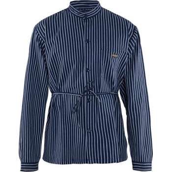 Blåkläder 3250-1125 Timmermansoverhemd Marineblauw/Wit maat XL