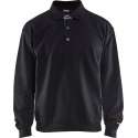 Blåkläder 3370-1158 Polo Sweatshirt Zwart maat XL