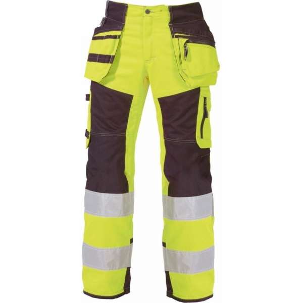 BK HiVis broek 300gr flge/zw BK HiVis broek 300gr flge/zw