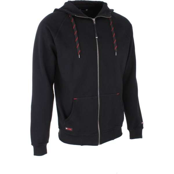 KRB Workwear® ARON Hooded Sweatvest ZwartXXL KRB Workwear® ARON Hooded Sweatvest ZwartXXL