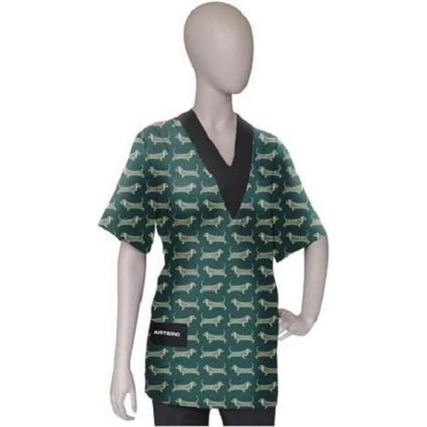 Artero Cordoba Trimshirt Groen Met Hondenprint-XL Artero Cordoba Trimshirt Groen Met Hondenprint-XL