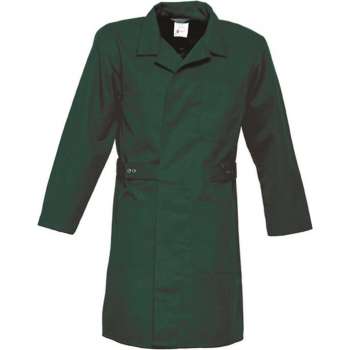 Havep 4024 Lange stofjas Flessengroen maat 44