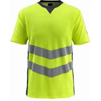 Mascot t-shirt Sandwell fluorgeel/donkermarine