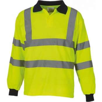 RWS polo met lange mouwen, in verschillende maten 4XL Geel