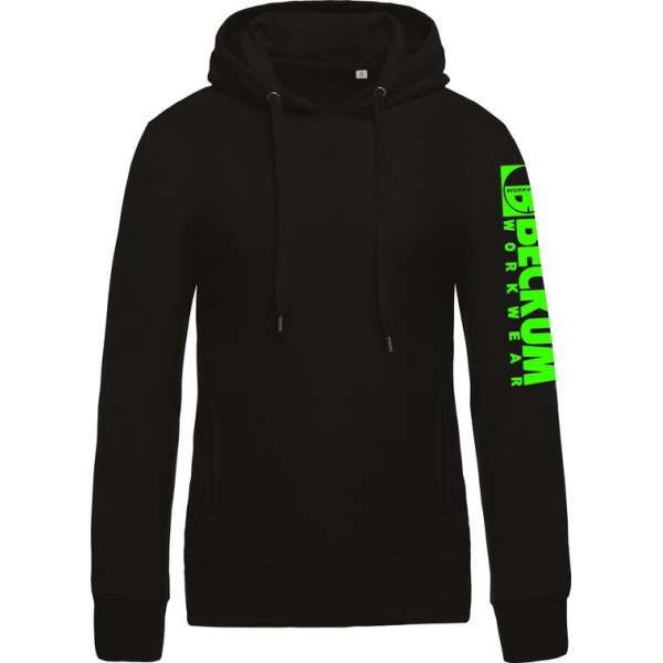 Beckum Workwear EBTR06 Hooded sweater met logo Zwart L Beckum Workwear EBTR06 Hooded sweater met logo Zwart L