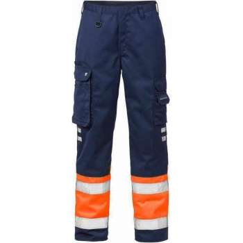 Fristads broek 213 PLU marine/fluororanje