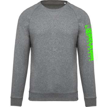 Beckum Workwear EBTR05 Sweater met logo Heather Grey 3XL