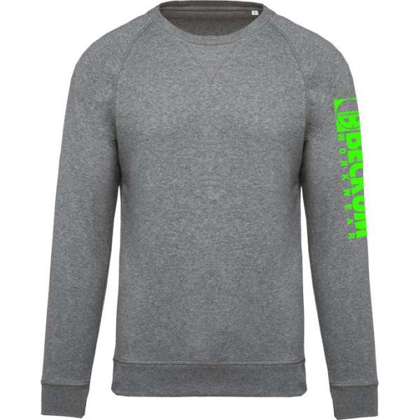 Beckum Workwear EBTR05 Sweater met logo Heather Grey 3XL Beckum Workwear EBTR05 Sweater met logo Heather Grey 3XL