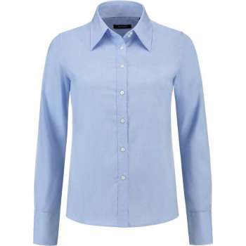 Tricorp Dames blouse Oxford basic-fit - Corporate - 705001 - Blauw - maat 40