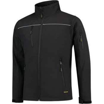 Tricorp soft shell jack - Workwear - 402006 - zwart - maat L