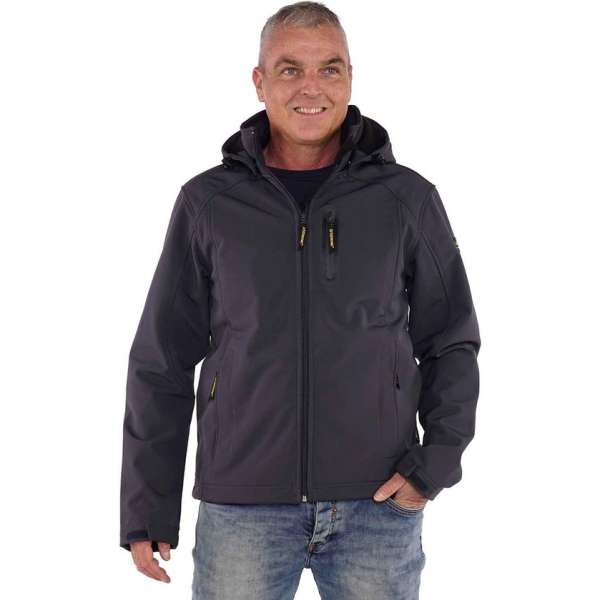 STØRVIK Softshell Werkjas Winddicht Heren Grijs - Maat M - NAPIER STØRVIK Softshell Werkjas Winddicht Heren Grijs - Maat M - NAPIER