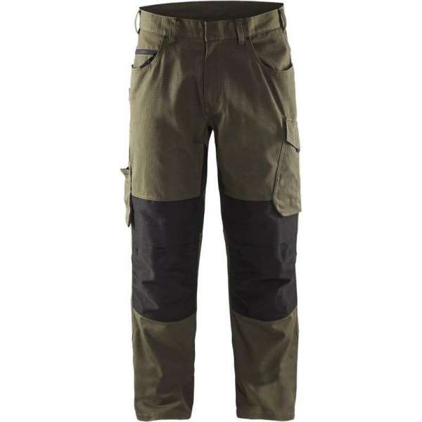 Blaklader Service Werkbroek met stretch 1495-1330 - Mannen - Groen/Zwart - 46 Blaklader Service Werkbroek met stretch 1495-1330 - Mannen - Groen/Zwart - 46