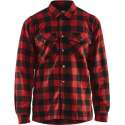 Blåkläder 3225-1131 Overhemd Flanel Gevoerd Rood/Zwart maat XXL