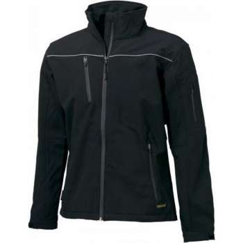Tricorp soft shell jack - Workwear - 402006 - zwart - maat XXL