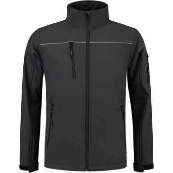 Tricorp Soft Shell jack - Workwear - 402006 - Donkergrijs - maat L