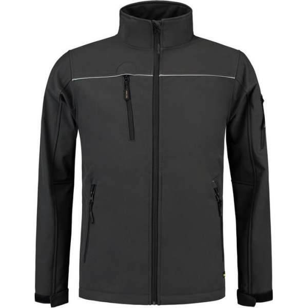 Tricorp Soft Shell jack - Workwear - 402006 - Donkergrijs - maat L