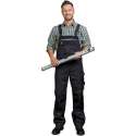 Werk tuinbroek grijs/blauw maat 52
