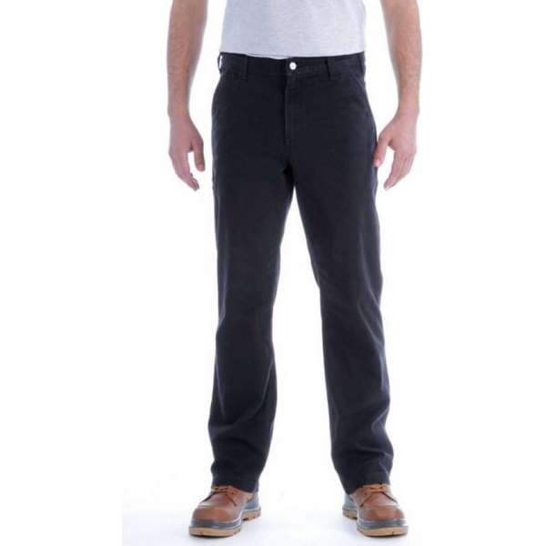 Carhartt Straight Fit Stretch Duck Dungaree Bruin Broek Heren Carhartt Straight Fit Stretch Duck Dungaree Bruin Broek Heren