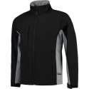 Tricorp soft shell jack bi-color - Workwear - 402002 - zwart / grijs - maat XL