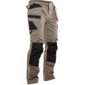 Jobman Practical 2322 Werkbroek Holsterpockets - Mannen - Khaki/Zwart - 50