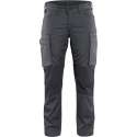 Blaklader Dames Service werkbroek Stretch 7159-1845 - Vrouwen - Donkergrijs/Zwart - 48