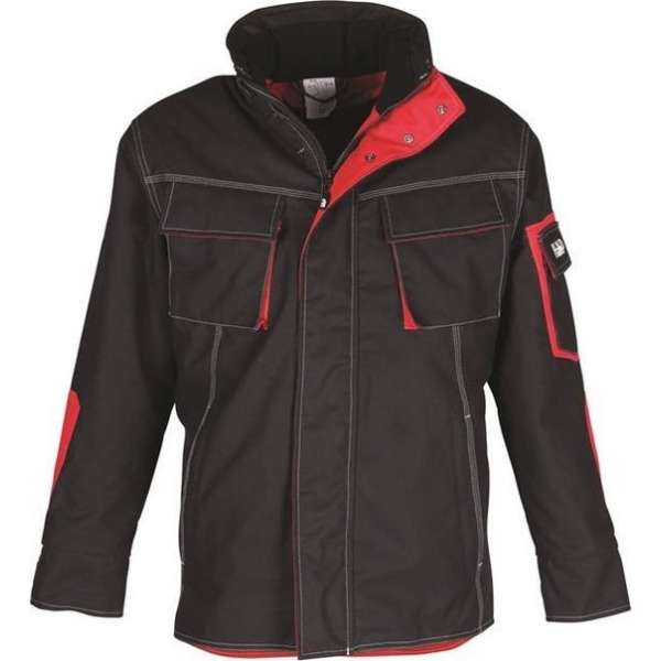 HaVeP Titan Jack gevoerd 50068 zwart/rood EL