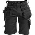 DASSY Trix D-Flex Korte Werkbroek Stretch Zwart