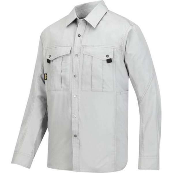 Snickers Rip Stop Shirt Lange Mouwen - 8508-0800 - grijs - maat XXXL Snickers Rip Stop Shirt Lange Mouwen - 8508-0800 - grijs - maat XXXL