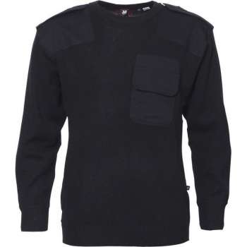 JMP Wear 3VP-M040002 Roger Commando Zwart Trui Uniseks