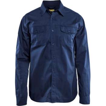 Blåkläder 3298-1190 Overhemd Marineblauw maat XL
