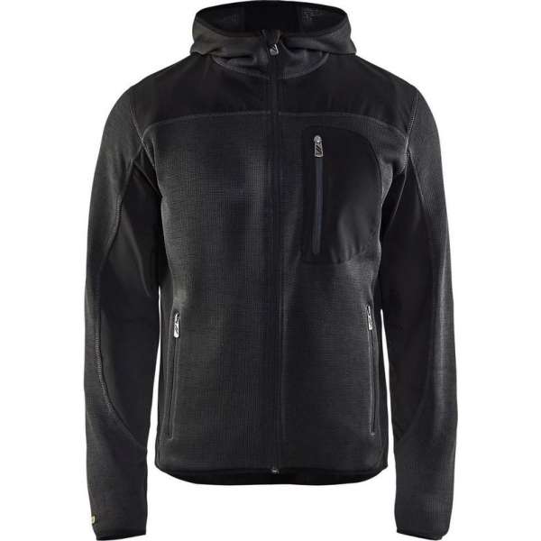 Blaklader Gebreide vest Softshell donkergrijs - maat M