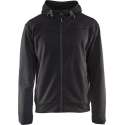 Blåkläder 3363-2526 Hoodie with full zipper Zwart/Grijs maat L