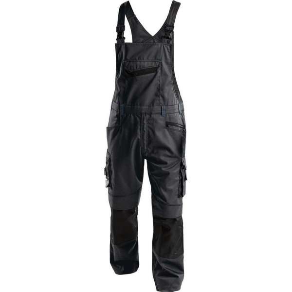 Dassy Voltic Bretelbroek met kniezakken 400148 - binnenbeenlengte Plus (87-92 cm) - Antracietgrijs/Zwart - 54 Dassy Voltic Bretelbroek met kniezakken 400148 - binnenbeenlengte Plus (87-92 cm) - Antracietgrijs/Zwart - 54