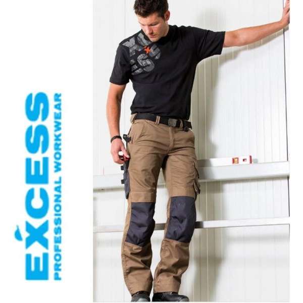 Excess werkbroek Champ (592) - Wit | Grijs - 52 Excess werkbroek Champ (592) - Wit | Grijs - 52