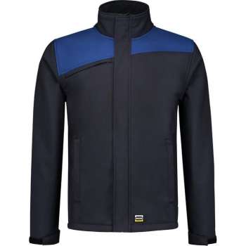 Tricorp Softshell Bicolor Naden 402021 - Mannen - Navy/Kobaltblauw - 3XL