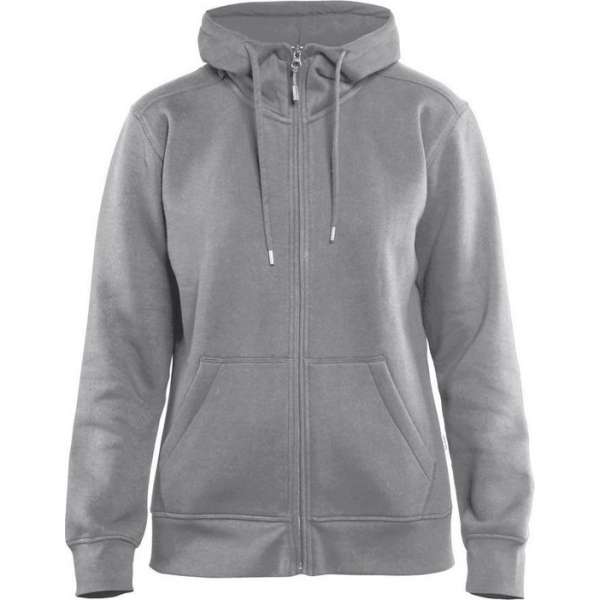 Blåkläder 3395-1048 Dames Hoodie met rits Grijs maat L Blåkläder 3395-1048 Dames Hoodie met rits Grijs maat L