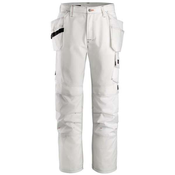 Snickers Workwear Schilders broek met holsterpockets wit 148 Snickers Workwear Schilders broek met holsterpockets wit 148