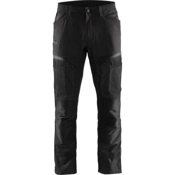 Blaklader Service werkbroek met stretch 1456-1845 - Mannen - Zwart/Donkergrijs - 58 Blaklader Service werkbroek met stretch 1456-1845 - Mannen - Zwart/Donkergrijs - 58