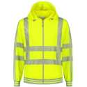 Santino Vermont Hoodi vest (270gr/m2) - Fluor geel | Grijs - L