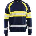 Blaklader Sweater High Vis - Marine/High Vis Geel - M