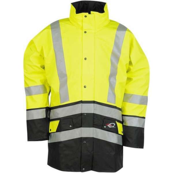 Werkkleding Sioen 1851A2 Fe0065 Lim - Jas Bron Geel / Marine - Maat: L, Kleur: Geel Werkkleding Sioen 1851A2 Fe0065 Lim - Jas Bron Geel / Marine - Maat: L, Kleur: Geel