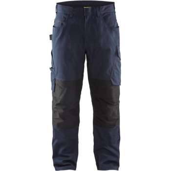 Blaklader Service Werkbroek met stretch 1495-1330 - Mannen - Dark Navy/Zwart - 50