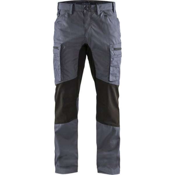 Blaklader Service werkbroek met stretch - Grijs/Zwart - C50